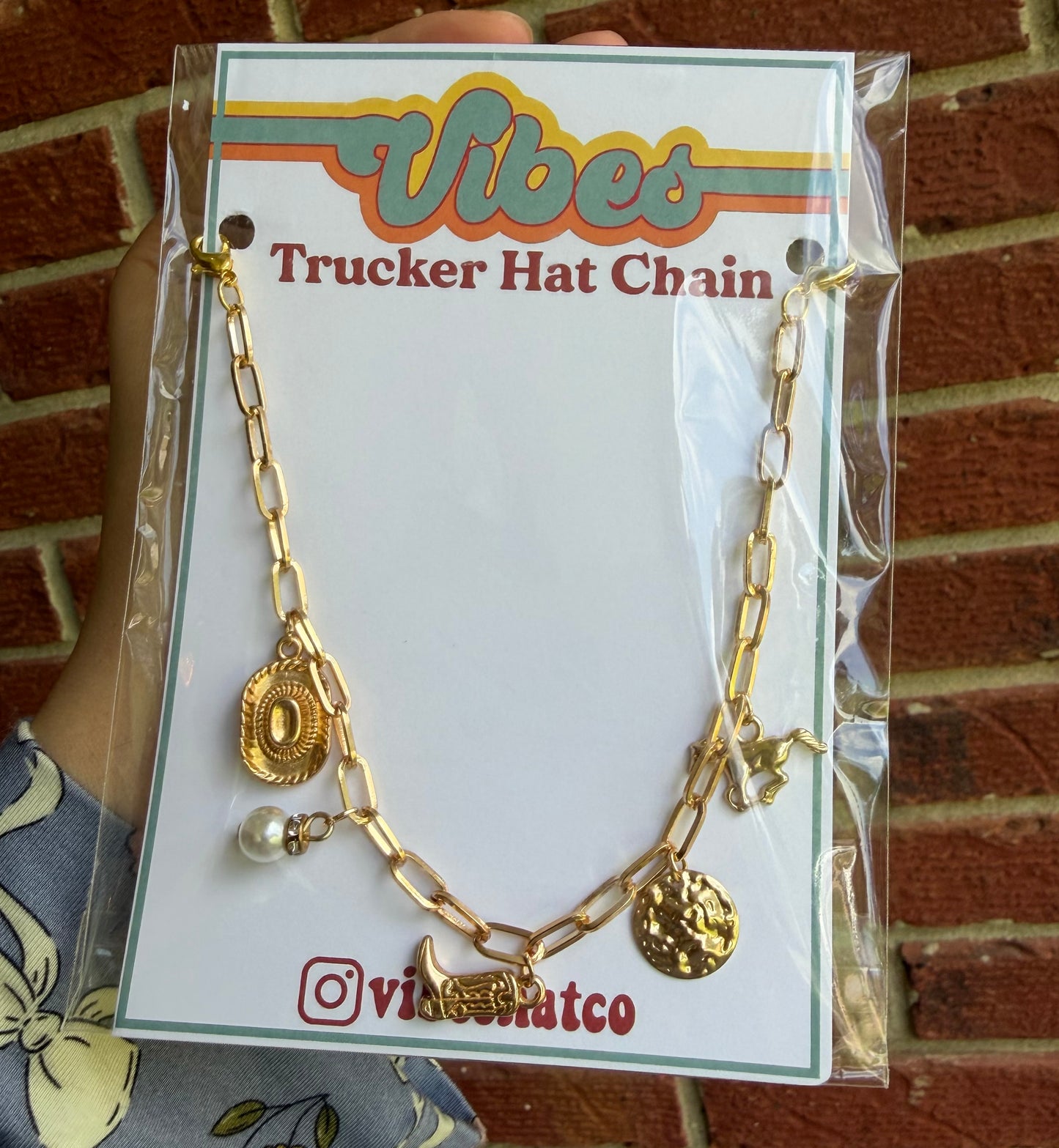 Cowgirl Trucker Hat Chain