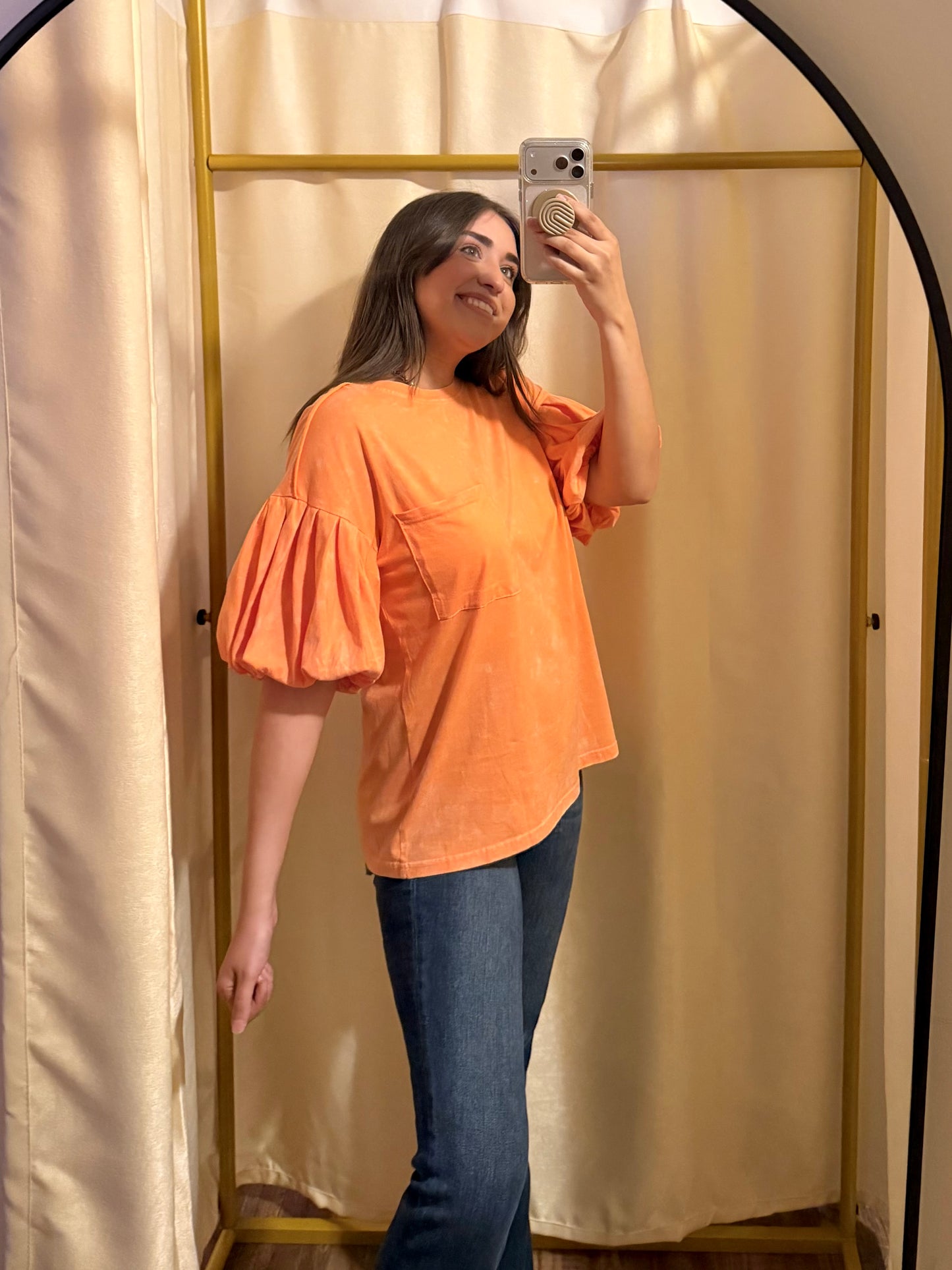 Puff Apricot Top