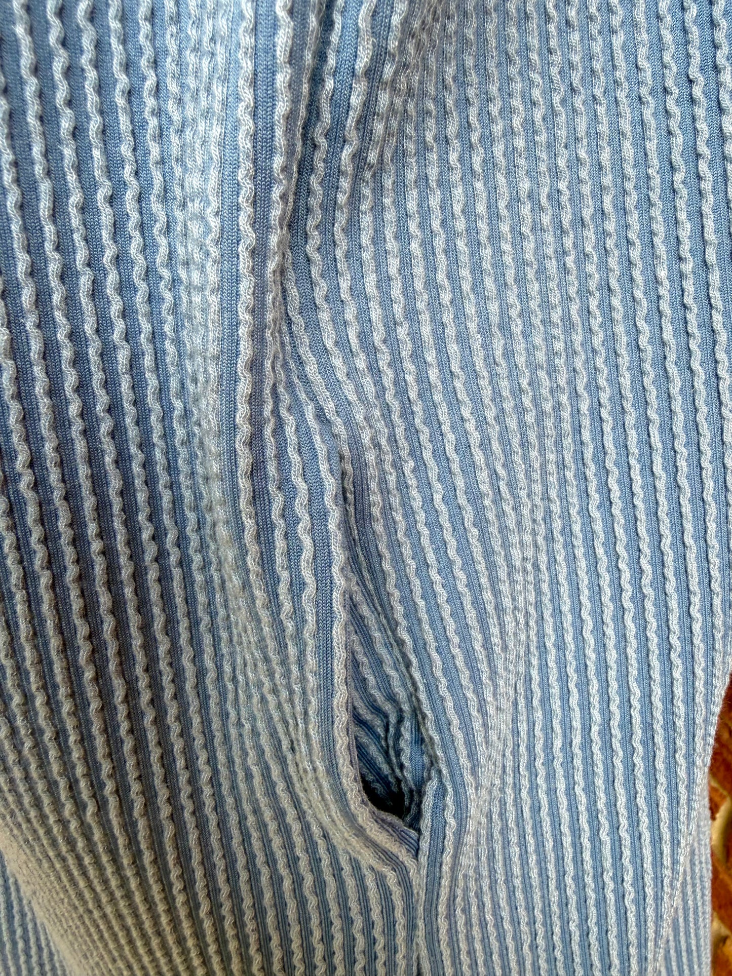 Denim Blue Ribbed Dress