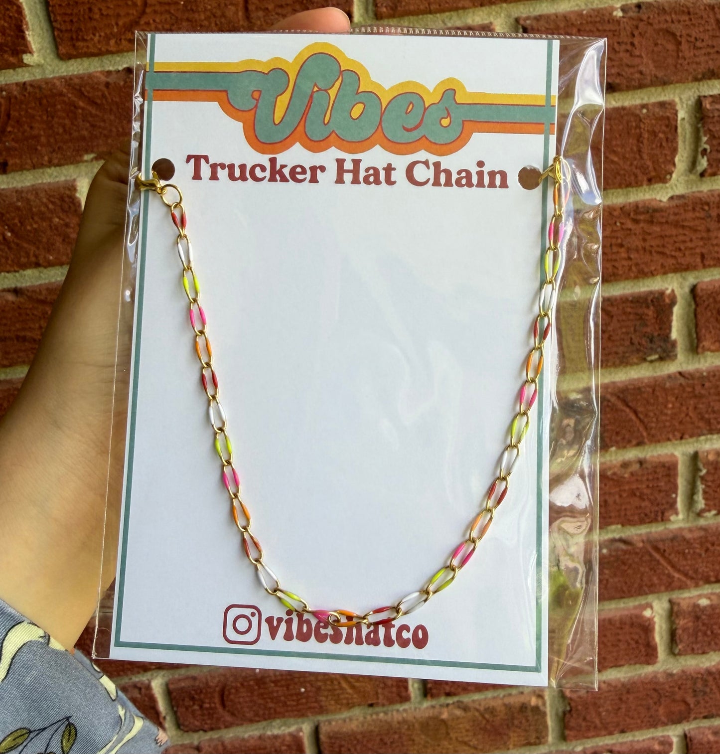 Sunny Trucker Hat Chain