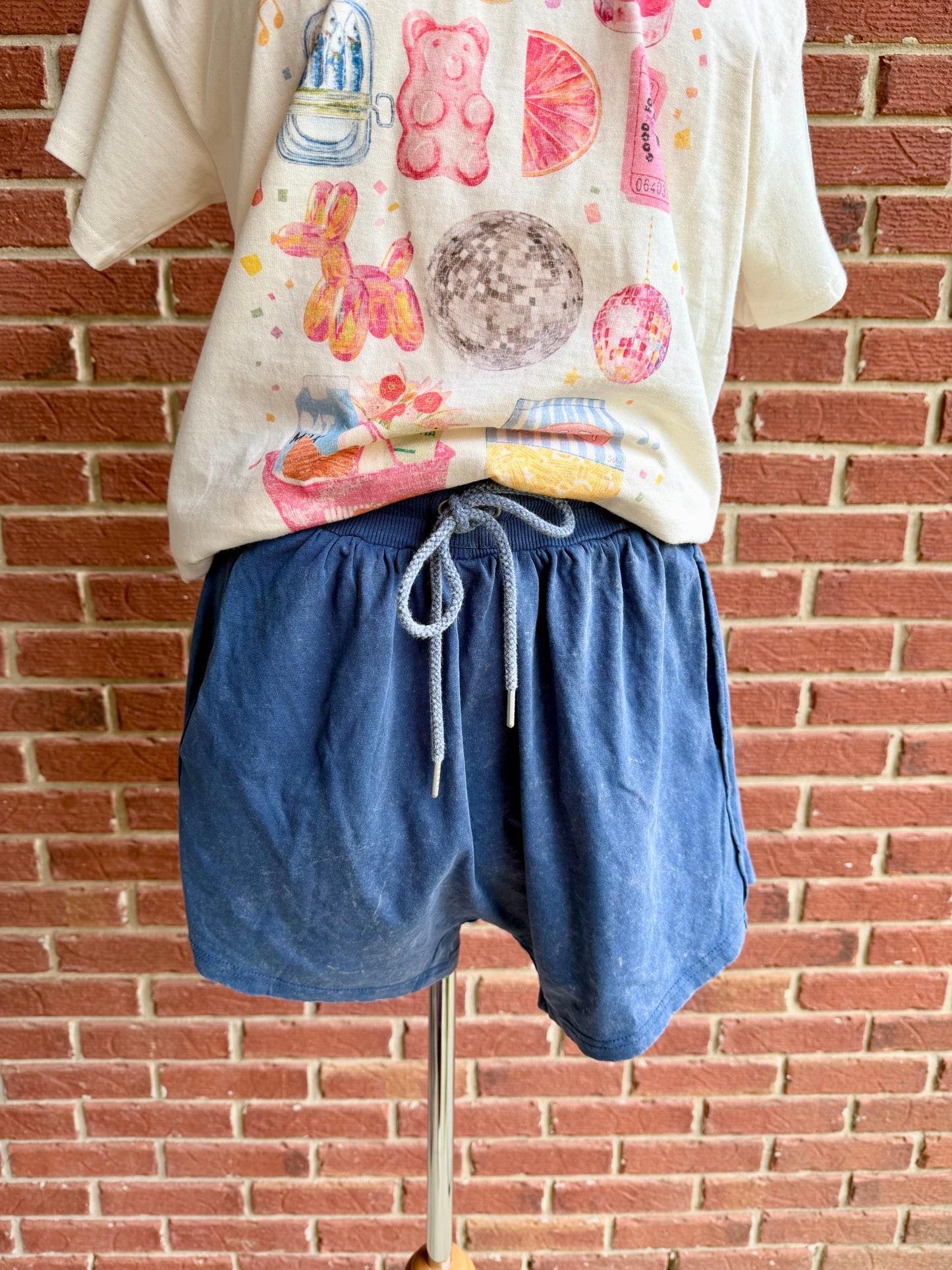 Mineral Washed Comfy Shorts