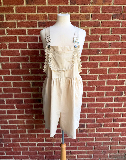 Lace Pocket Shortalls