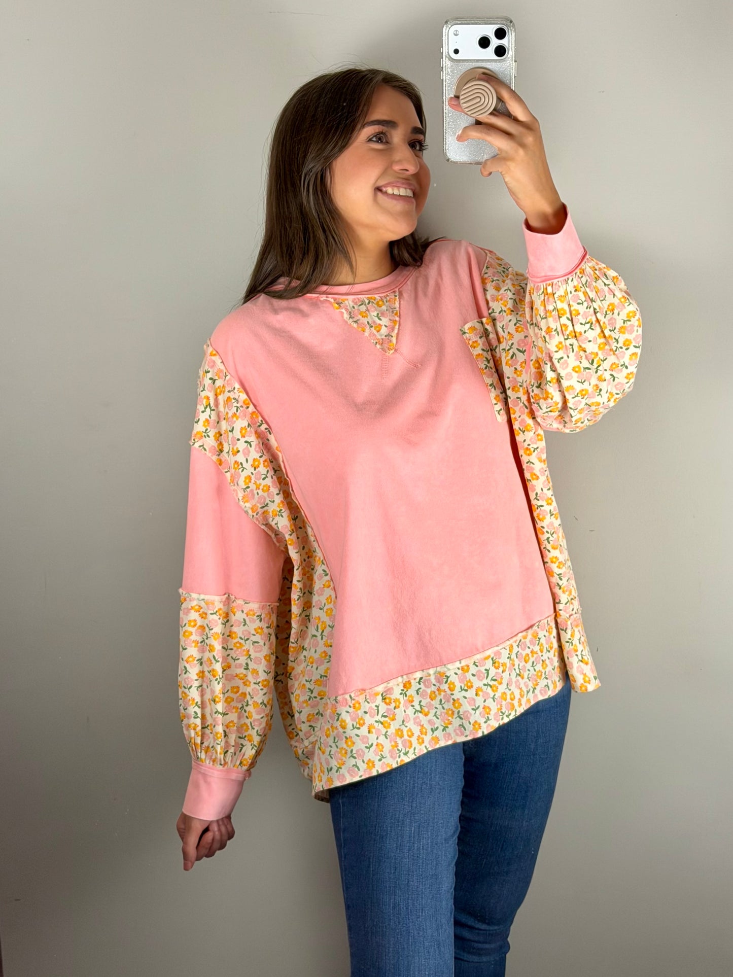 Peach Patchwork