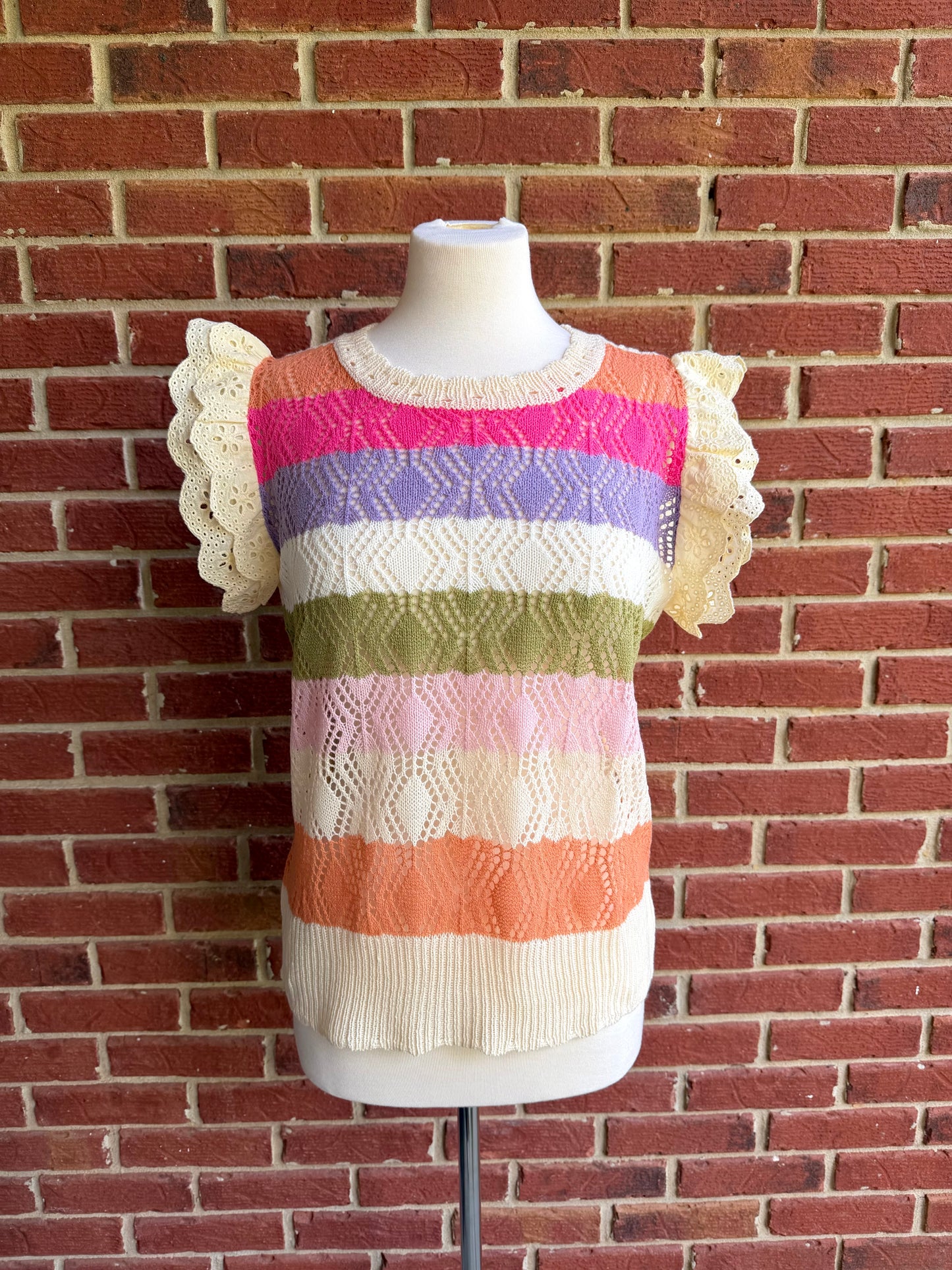 Stripe Knit Top