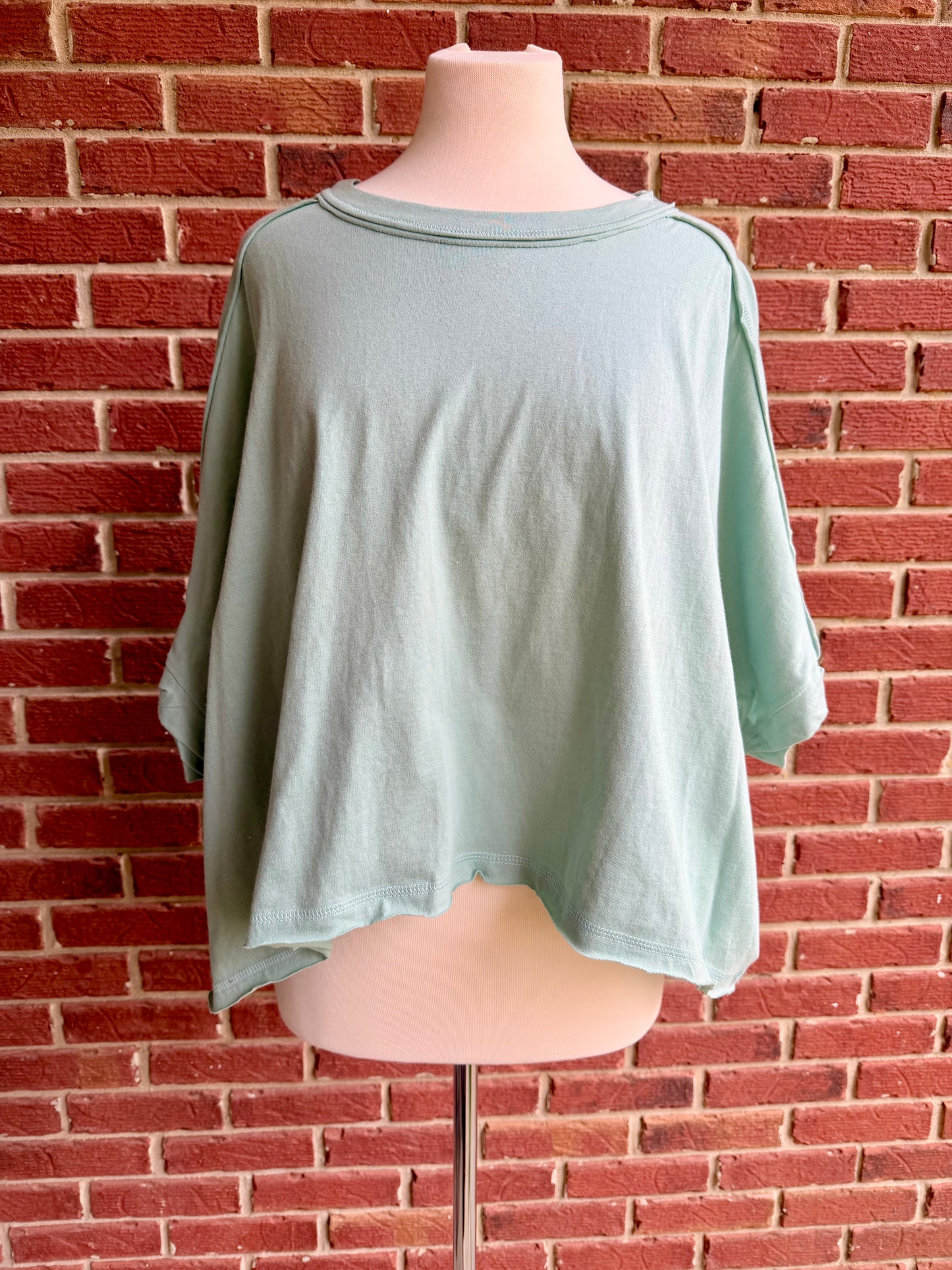 Oversized Crop Comfy Top