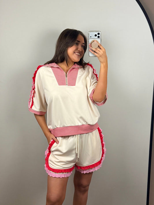 Ruffle Stripe Set