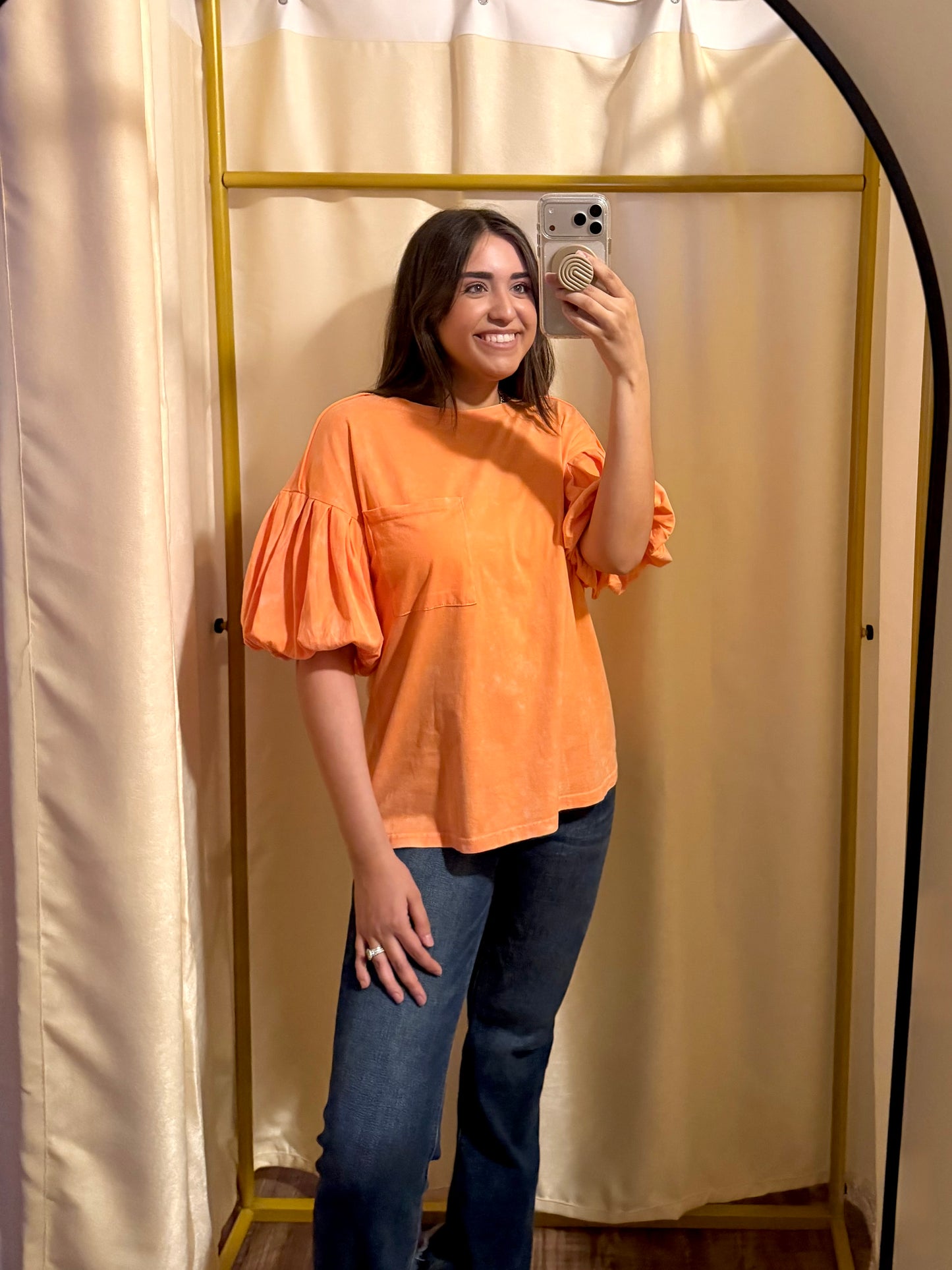Puff Apricot Top