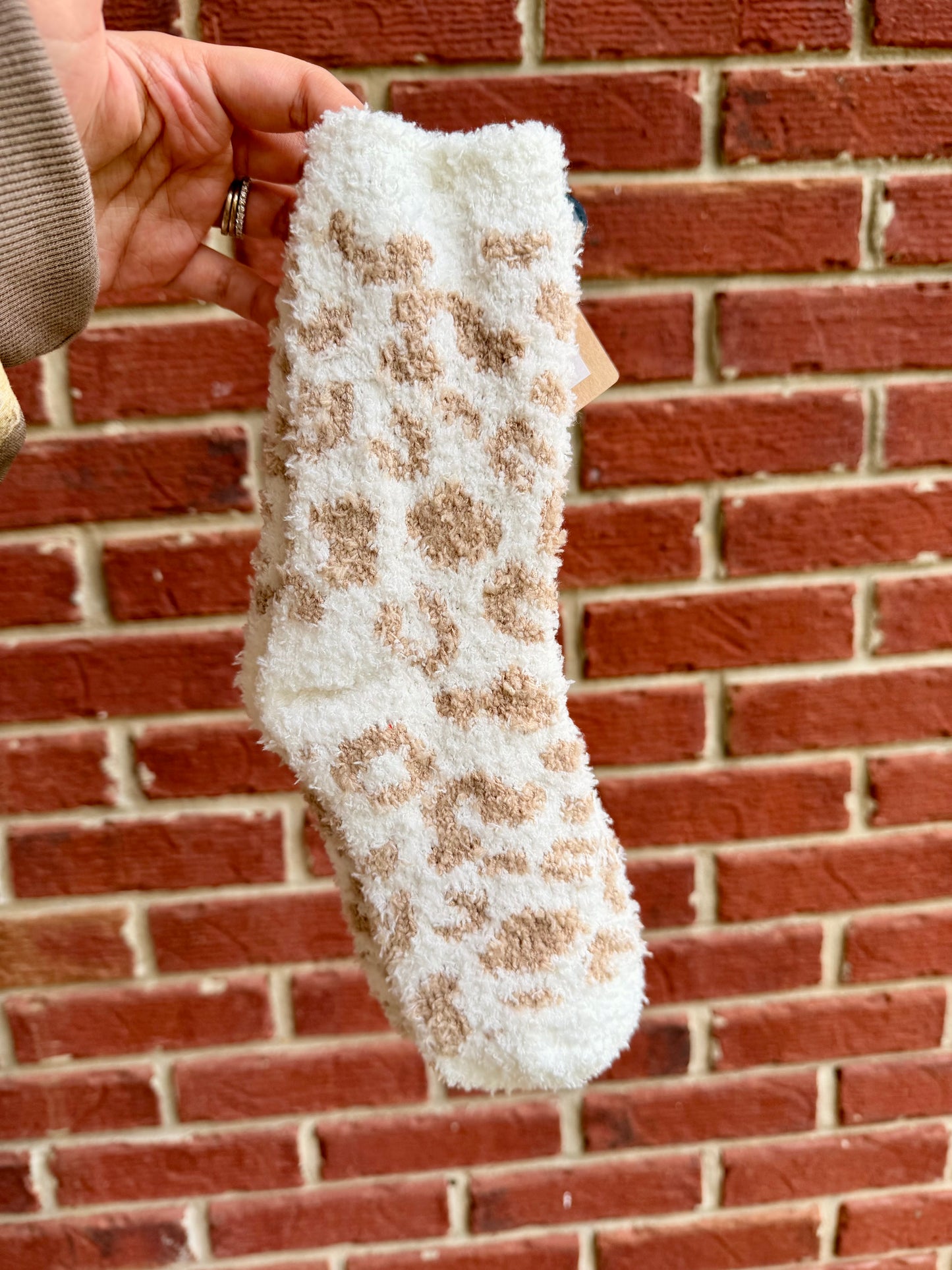 Leopard Fuzzy Socks