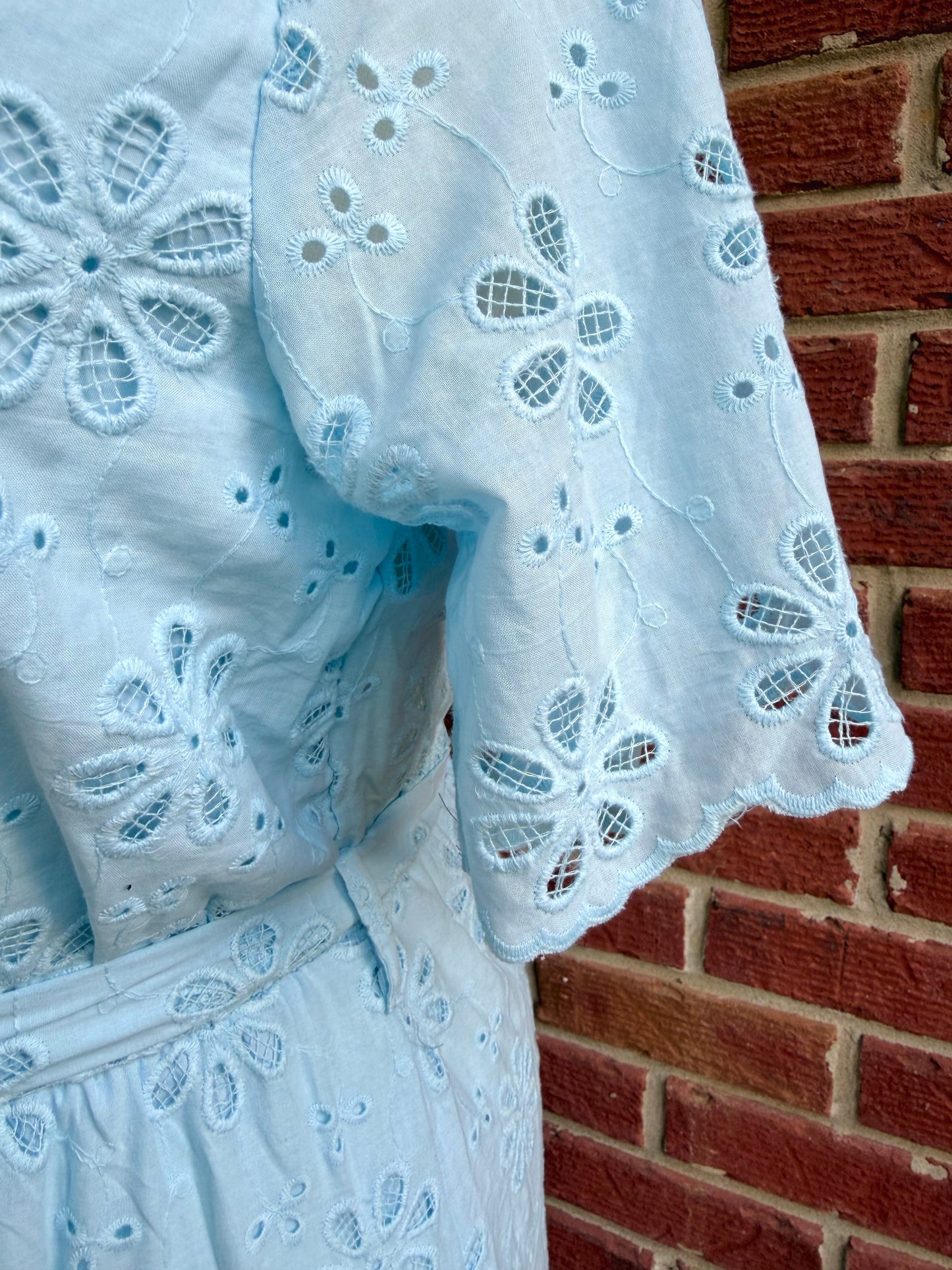 Plus Eyelet Maxi Dress