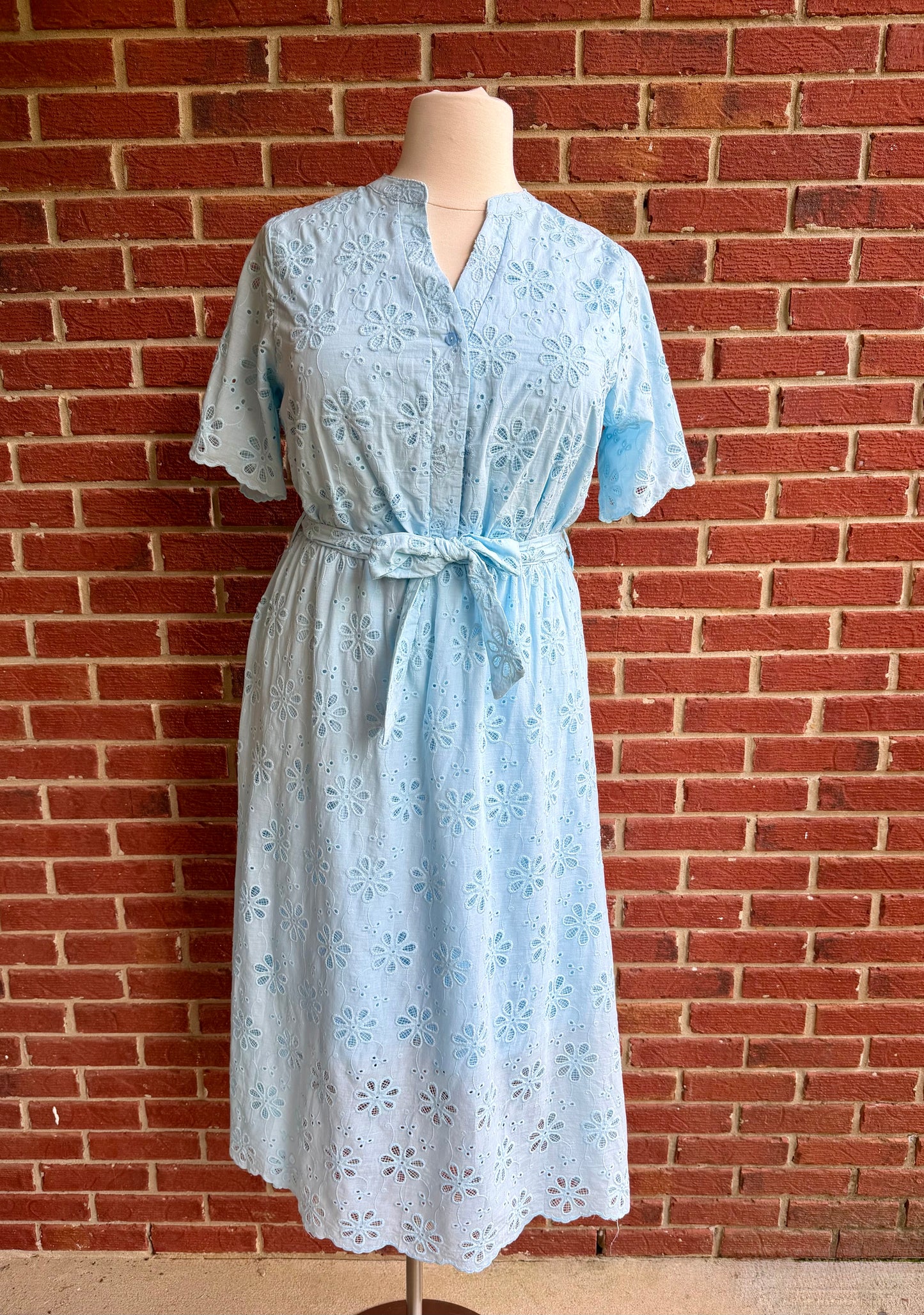 Plus Eyelet Maxi Dress
