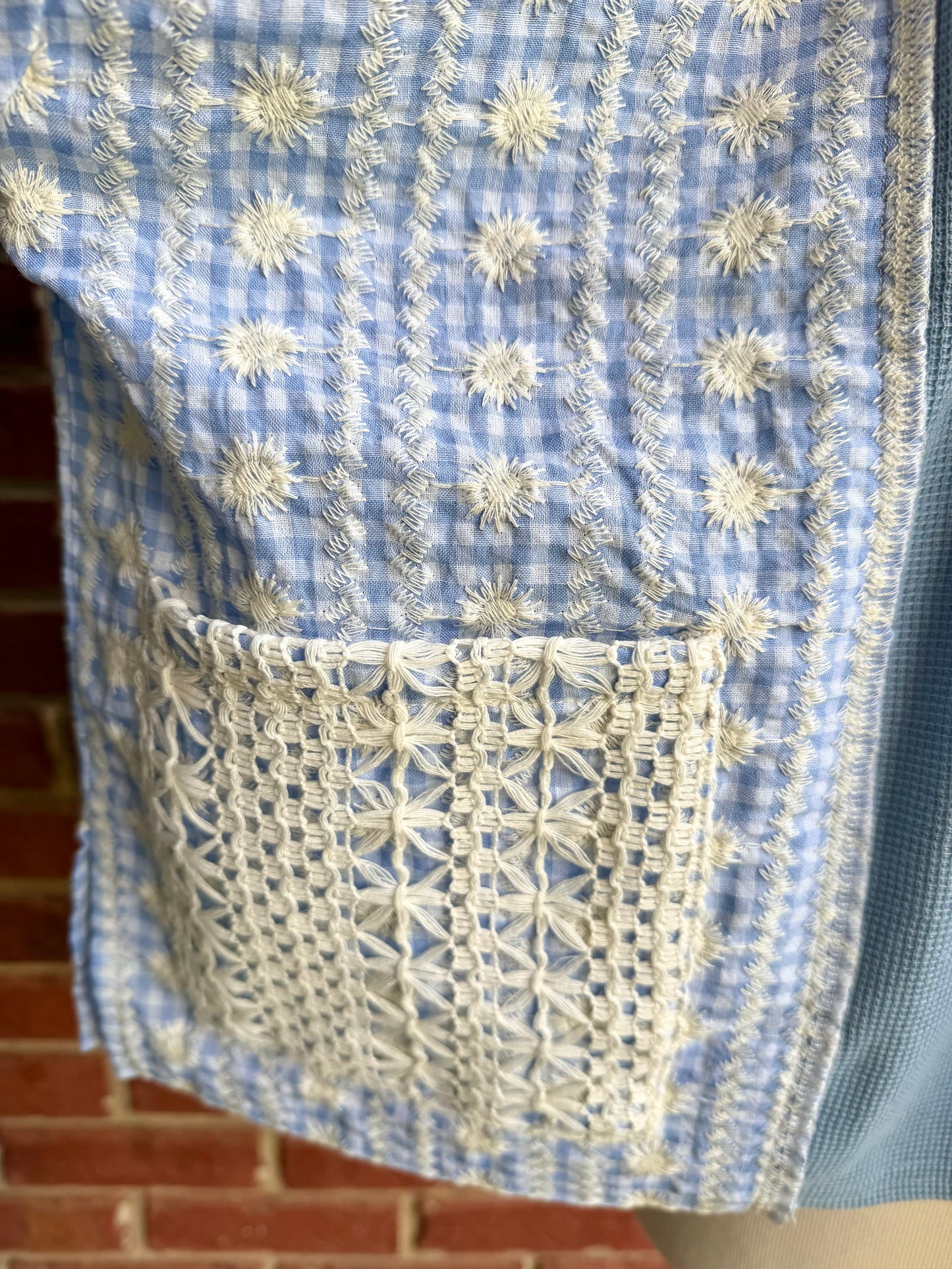Oversized Mixed Pocket Top