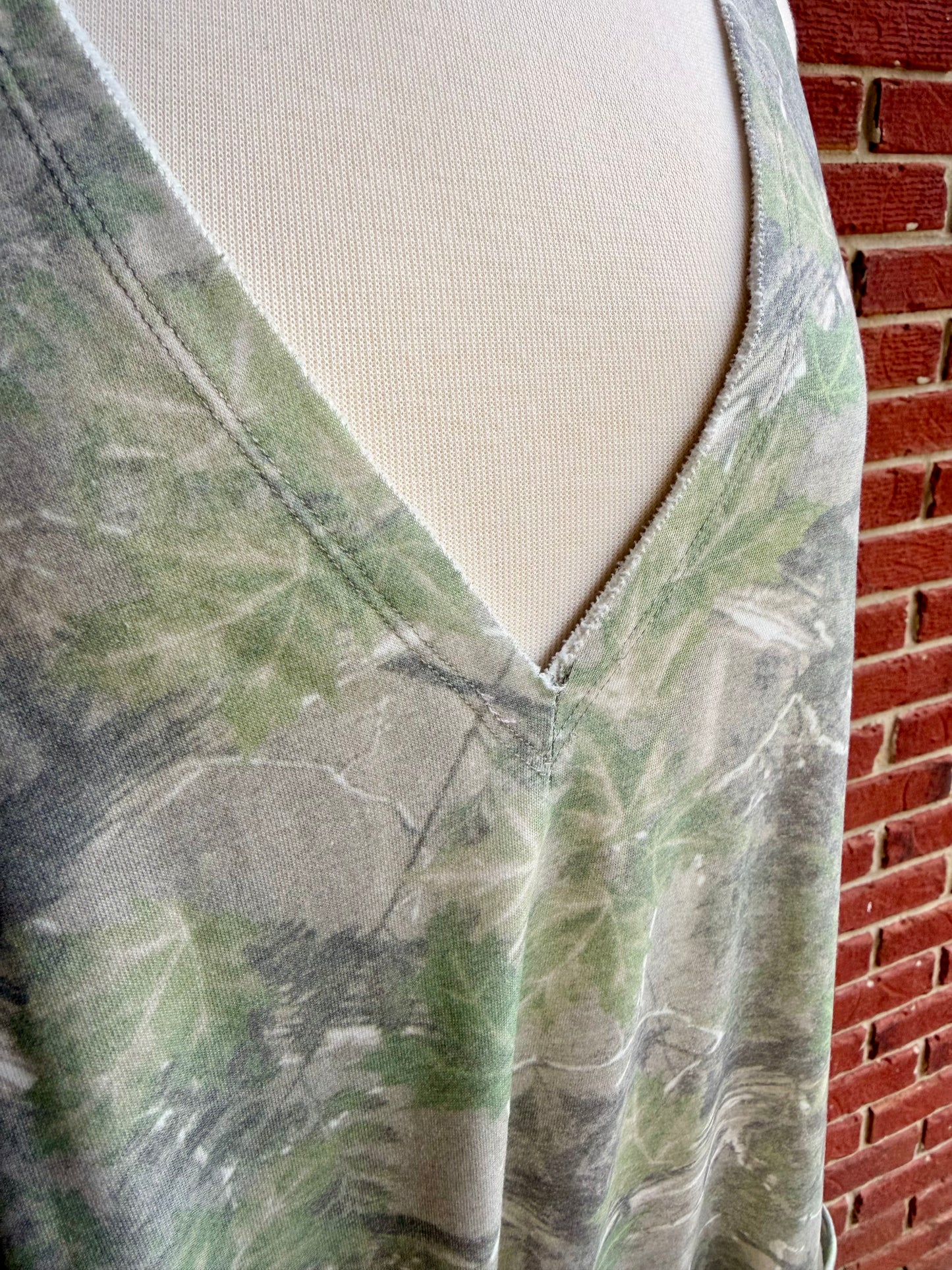 Loose Fit Camo Jumpsuit