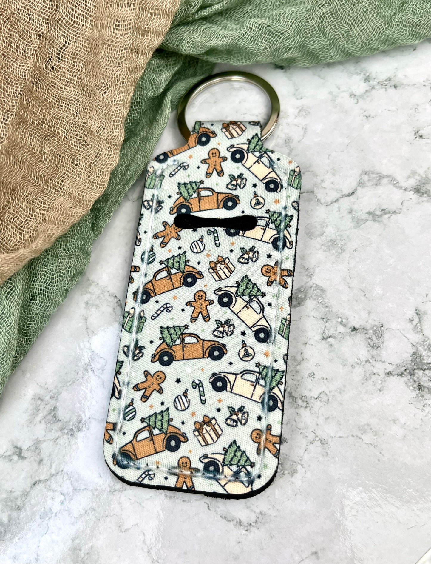 Holiday Lip Care Keychain