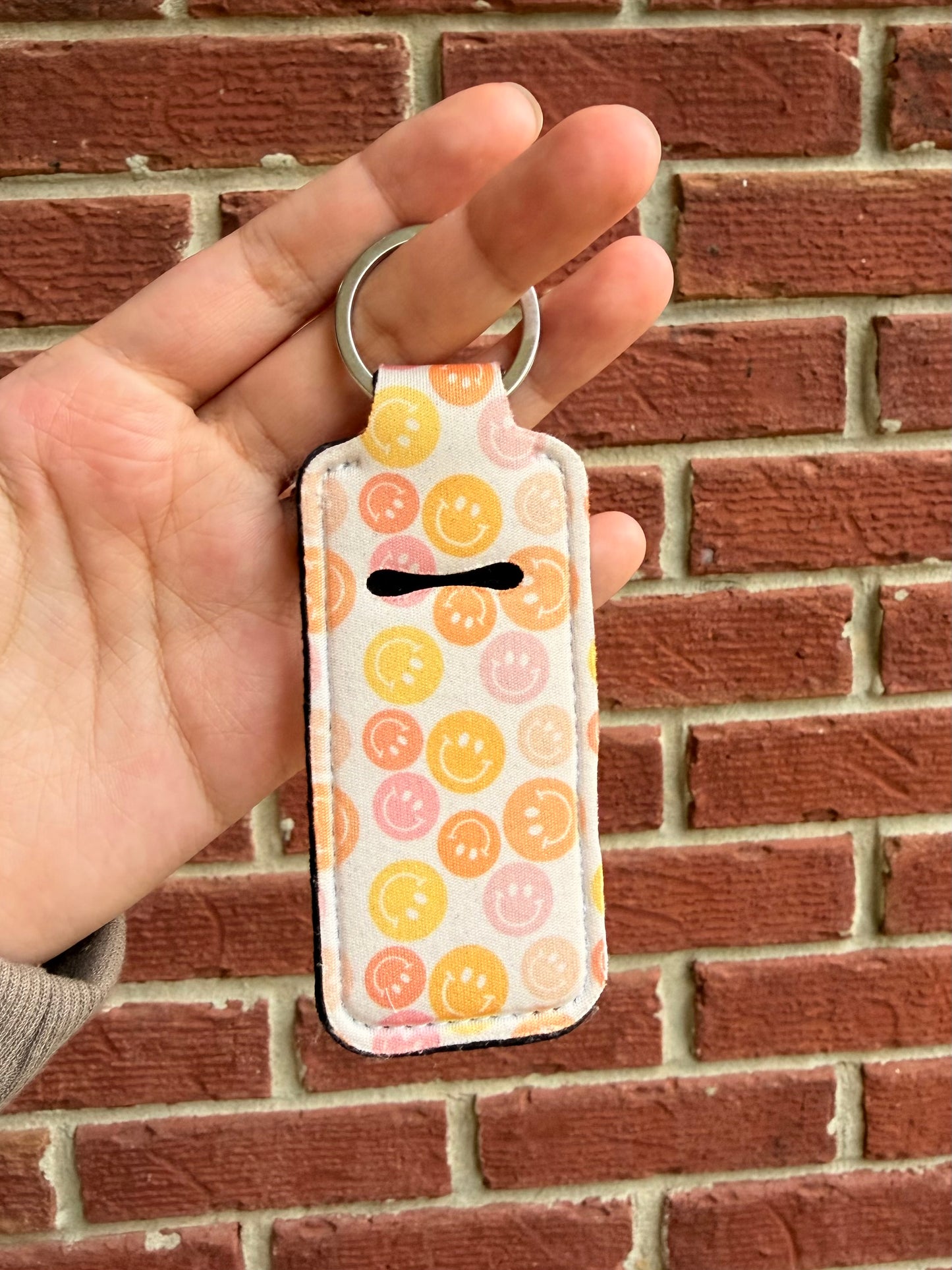 Smiley Lip Care Keychain