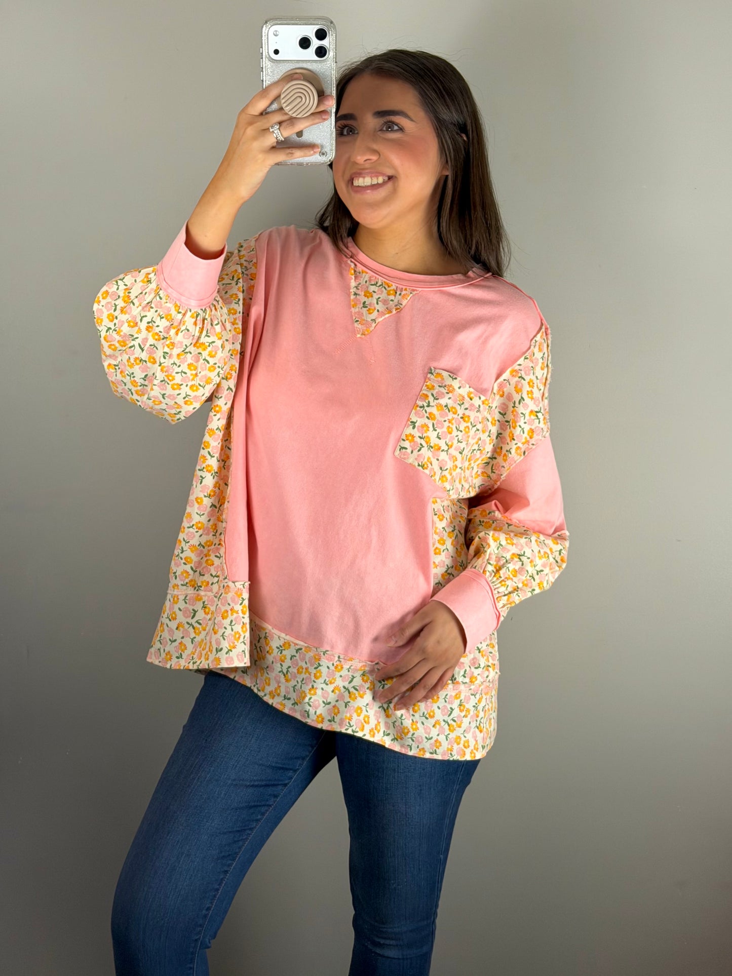 Peach Patchwork