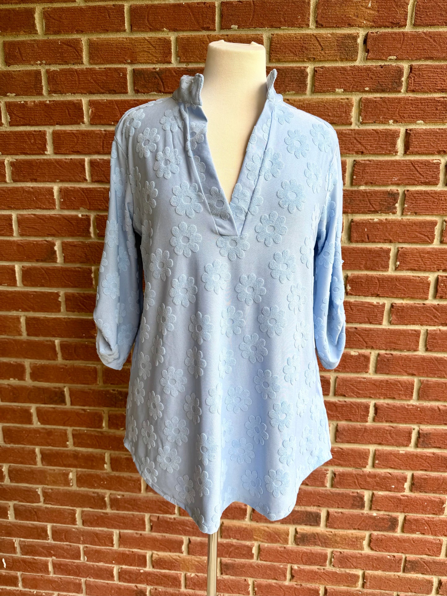 Floral Textured Top