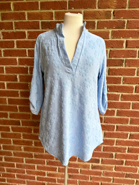 Floral Textured Top