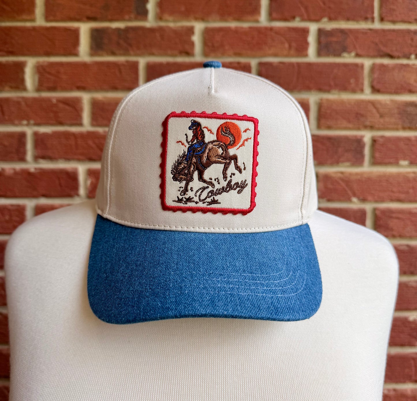 Cowboy Patch Trucker Hat